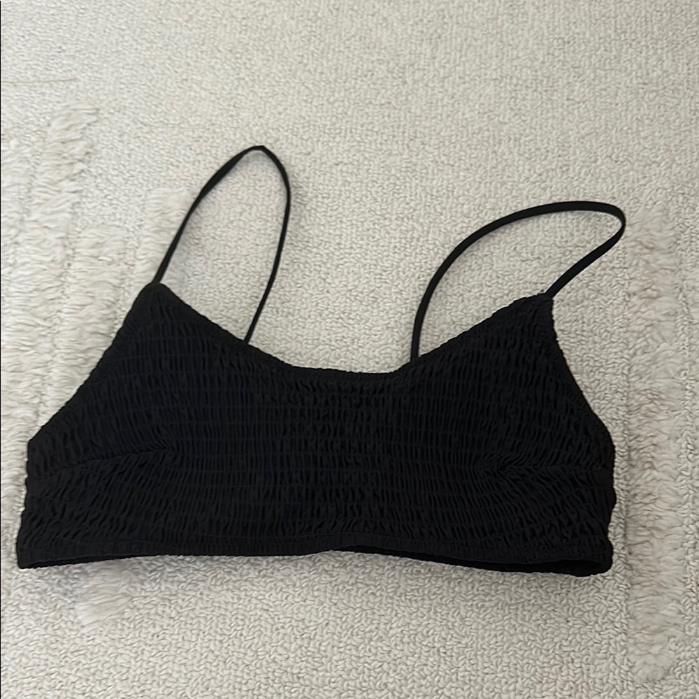 H&M black bikini top